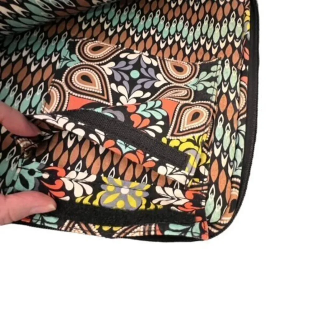 Vera Bradley Tablet Laptop Sleeve Sierra Quilted Zip 14X11 Floral Inner Pocket‎